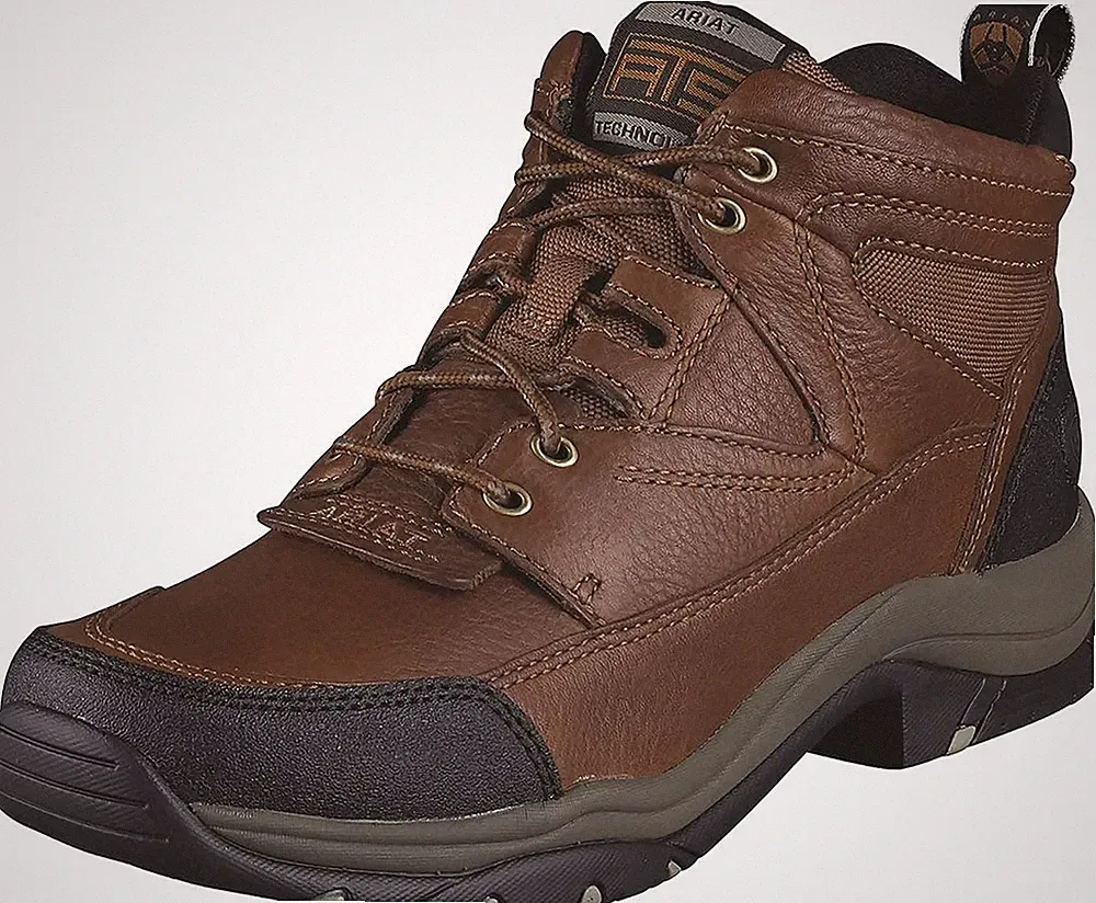 Men's All-Terrain Hiking Boots - Durable Full-Grain Leather, All-Day Comfort