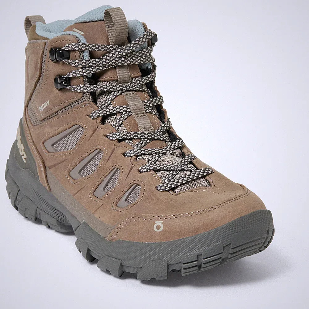 Oboz Womens Hiking Boots Sawtooth X Mid B-Dry Waterproof Rockfall